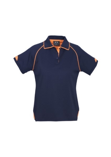 Picture of Biz Collection Ladies Fusion Polo Shirt Bizcool Cotton Back polyester